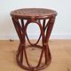 Vintage rattan stool