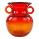 Mid-century modern vase, glass, designed by J. Słuczan-Orkusz, Poland, 1970s