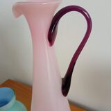 Duo of opaline vases