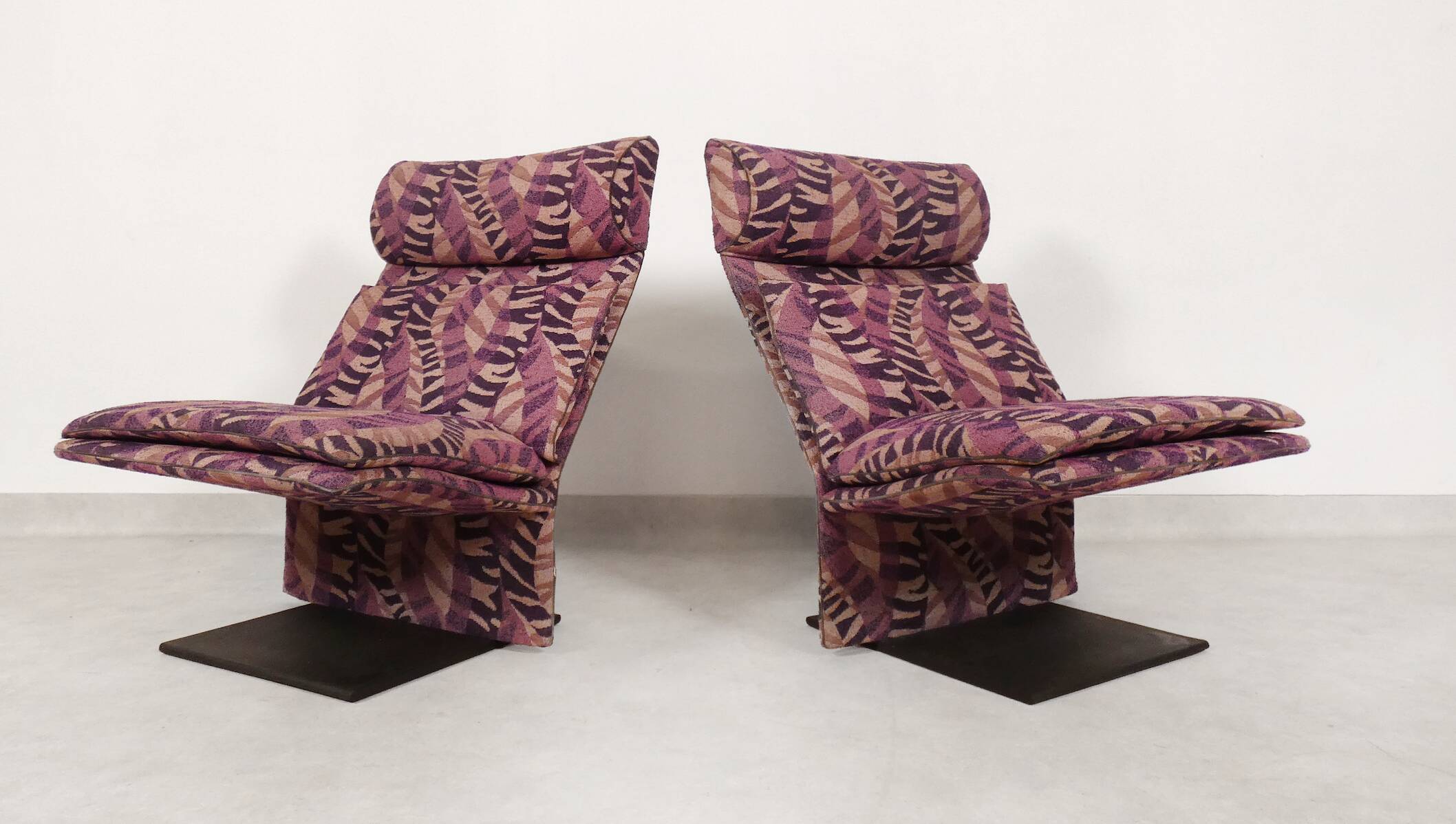 Saporiti chairs in Missoni fabric