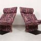 Saporiti chairs in Missoni fabric