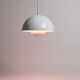 Suspension fleur Verner Panton blanche, Louis Poulsen, Danemark, 1969