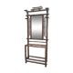 Bamboo coat rack with mirror and umbrella stand – 1920