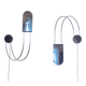Pair of Design Wall Sconces "Gesto" , Bruno Gecchelin for Skipper, 1970s