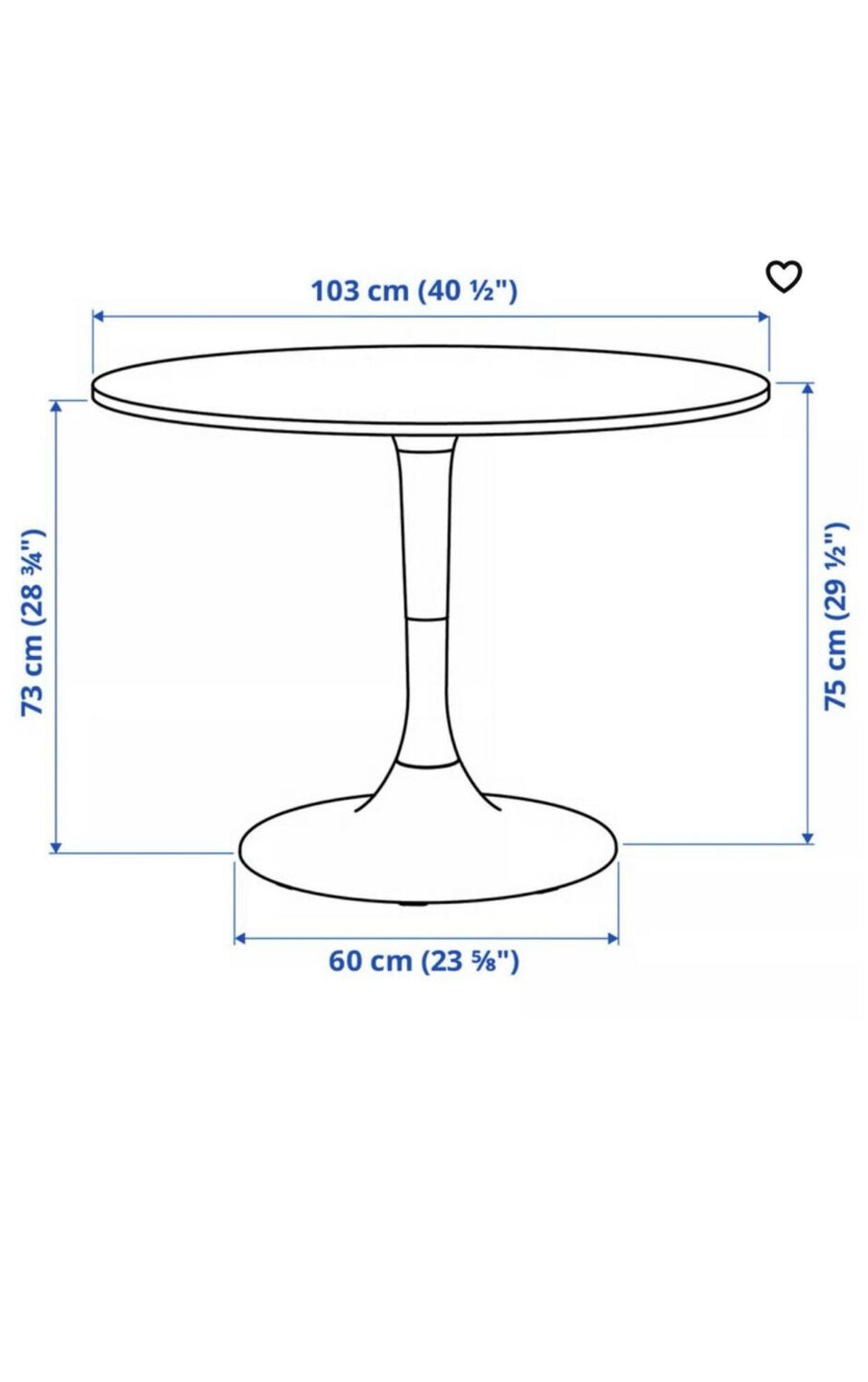 IKEA tulip table