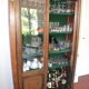 Second empire rosewood and marquetry showcase.