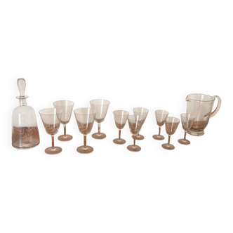 Service verres cristal.