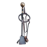 Fireplace servant / complete wrought iron valet "ardufe"