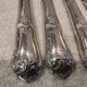 12 silver-plated metal table knives Boulenger LXV demi riche