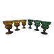 Set of 6 Brutalist Chalices – Attributed to Felipe Derflingher – 1960