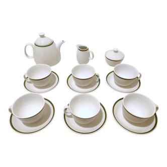 9-piece porcelain coffee set from saxony