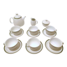 9-piece porcelain coffee set from saxony