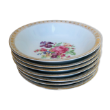 Set of six porcelain cups