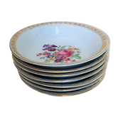 Set of six porcelain cups