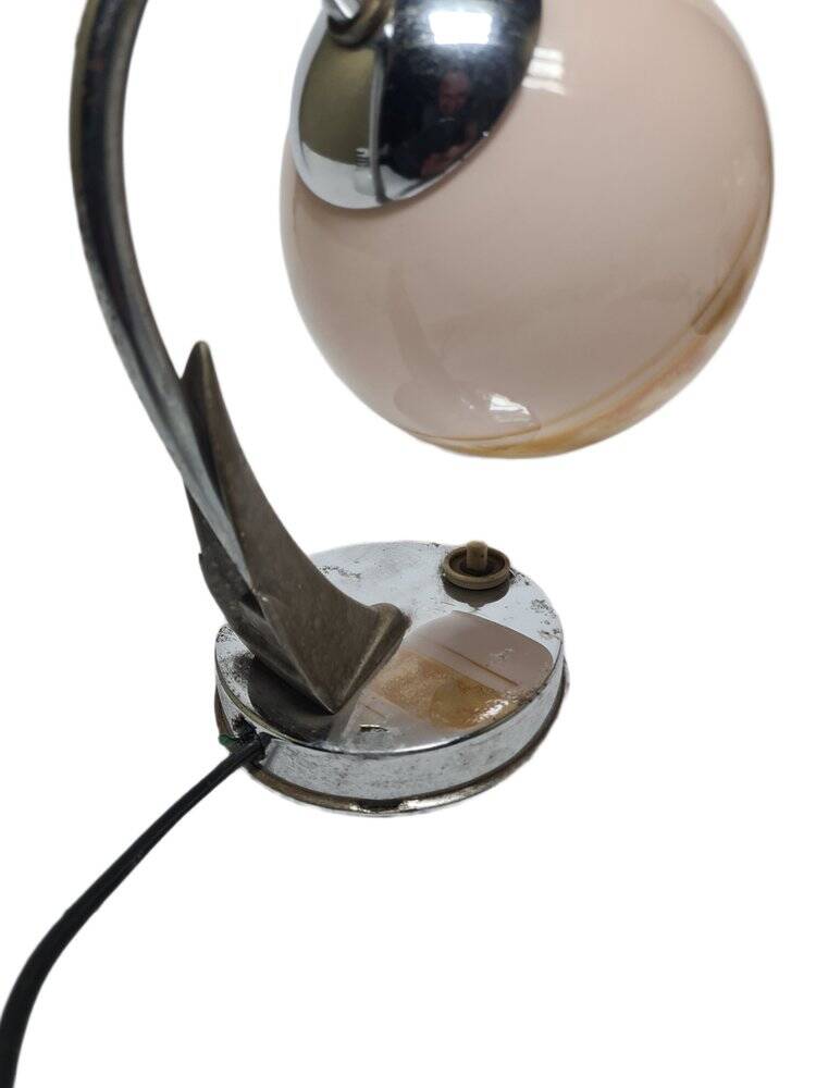 Art Deco bedside lamp, former Czechoslovakia, 1950s
