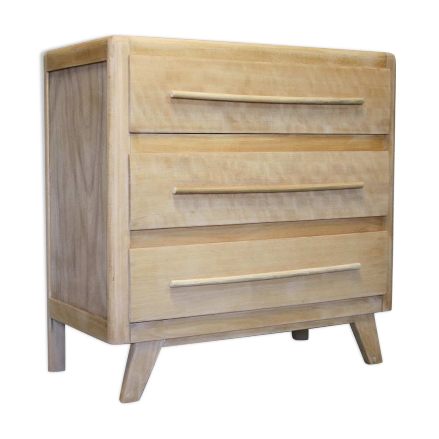 Commode vintage bois brut