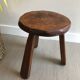 Tabouret tripode bois