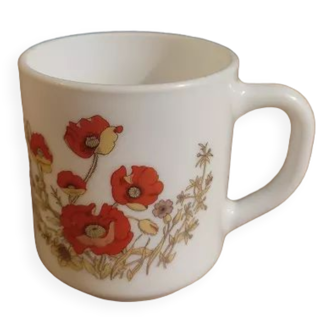 Mug Tasse Arcopal fleur coquelicot