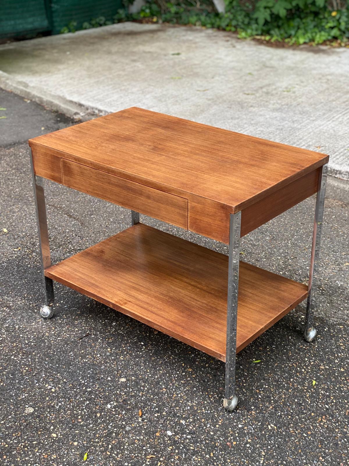 Desserte roulante vintage Florence Knoll