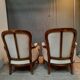 Paire de fauteuils de style Louis XV