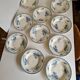 10 assiettes creuses Sarreguemines modèle Royat
