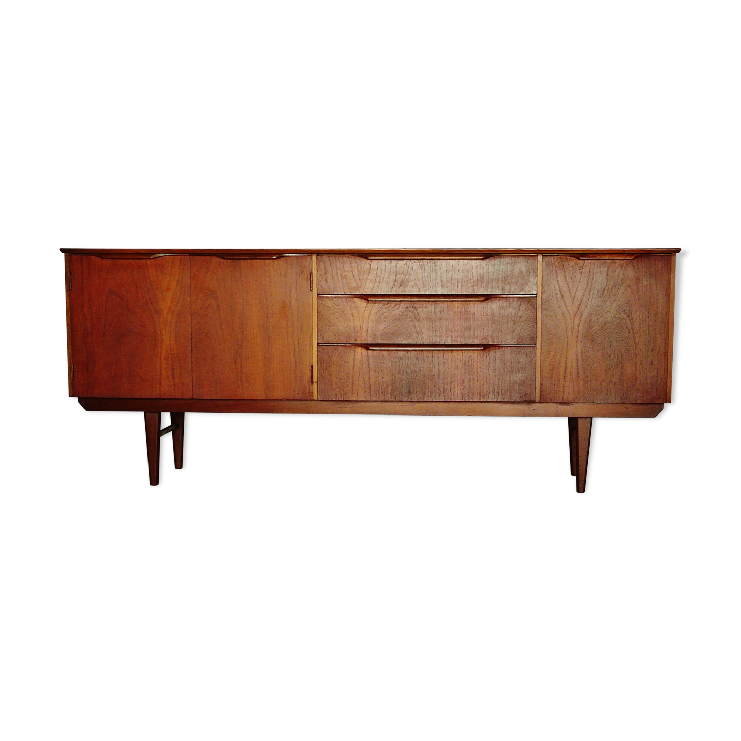 Scandinavian teak line sideboard