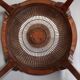Table basse années 1940 cannage rotin colonial