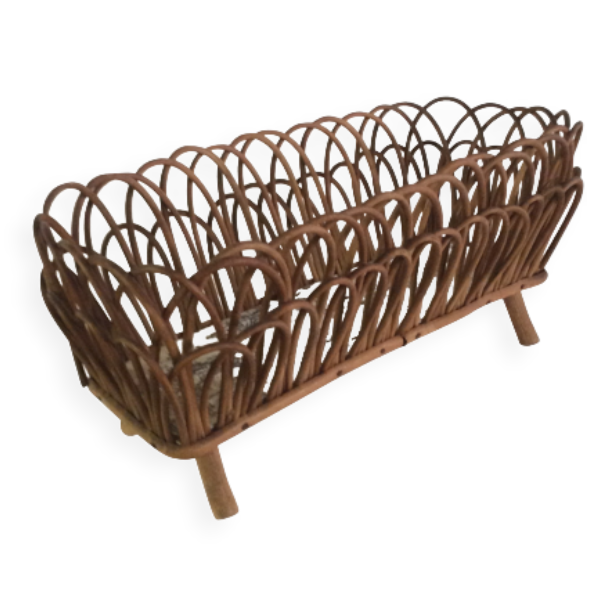 Rattan planter