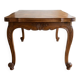 Louis XV table in carved and marquetry wood - 150 × 90 cm