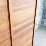 Double curtain binder cabinet