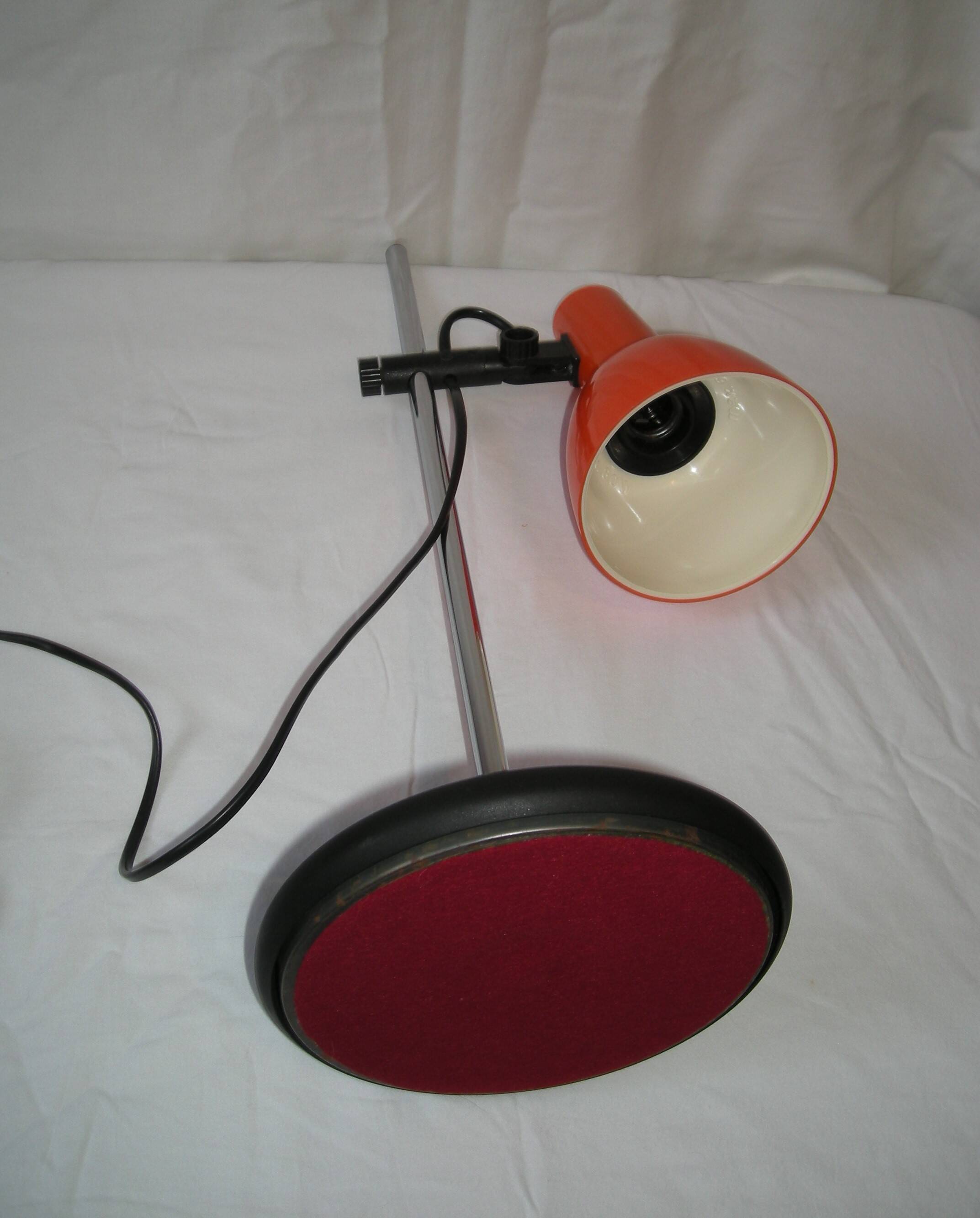 Orange lamp from the 70s