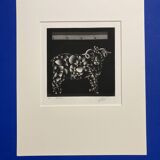 Mario avati (1921-2009), merinos, black manner, 1970