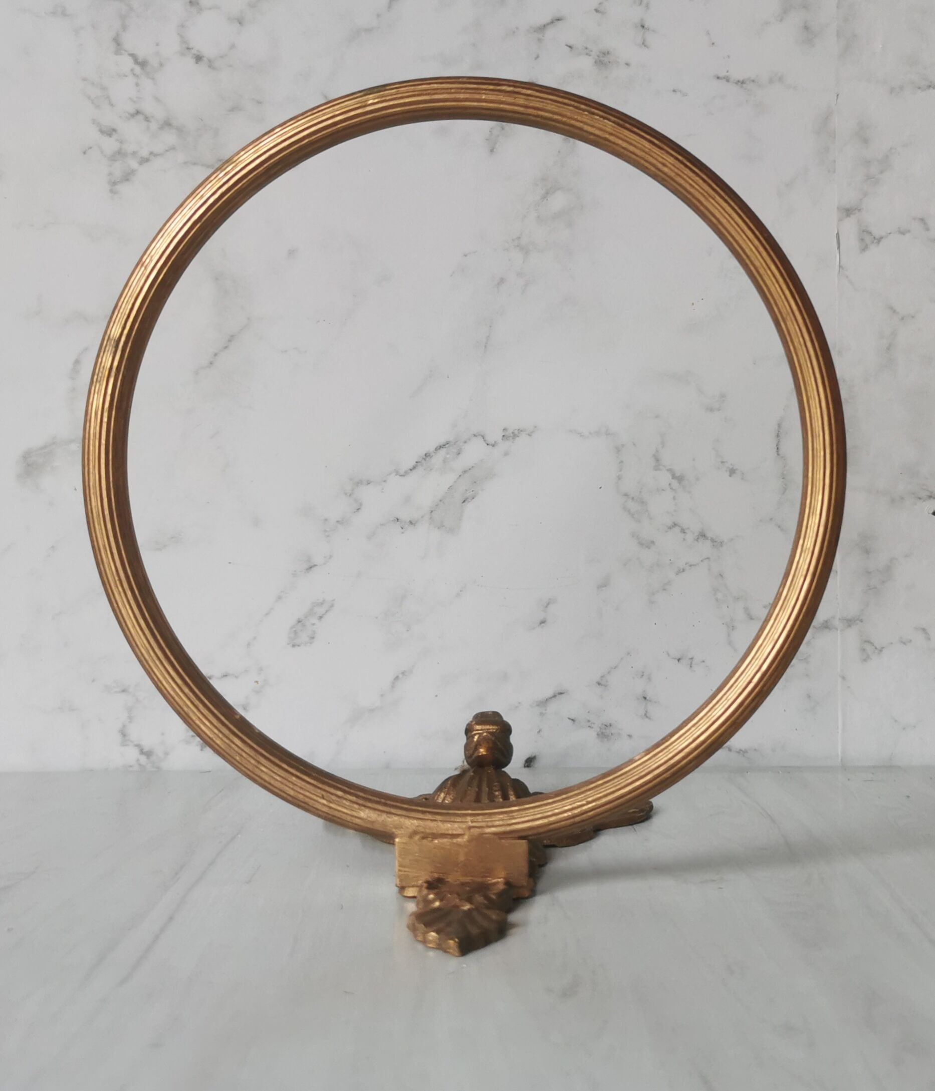 Brass swan head towel rack