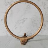 Brass swan head towel rack