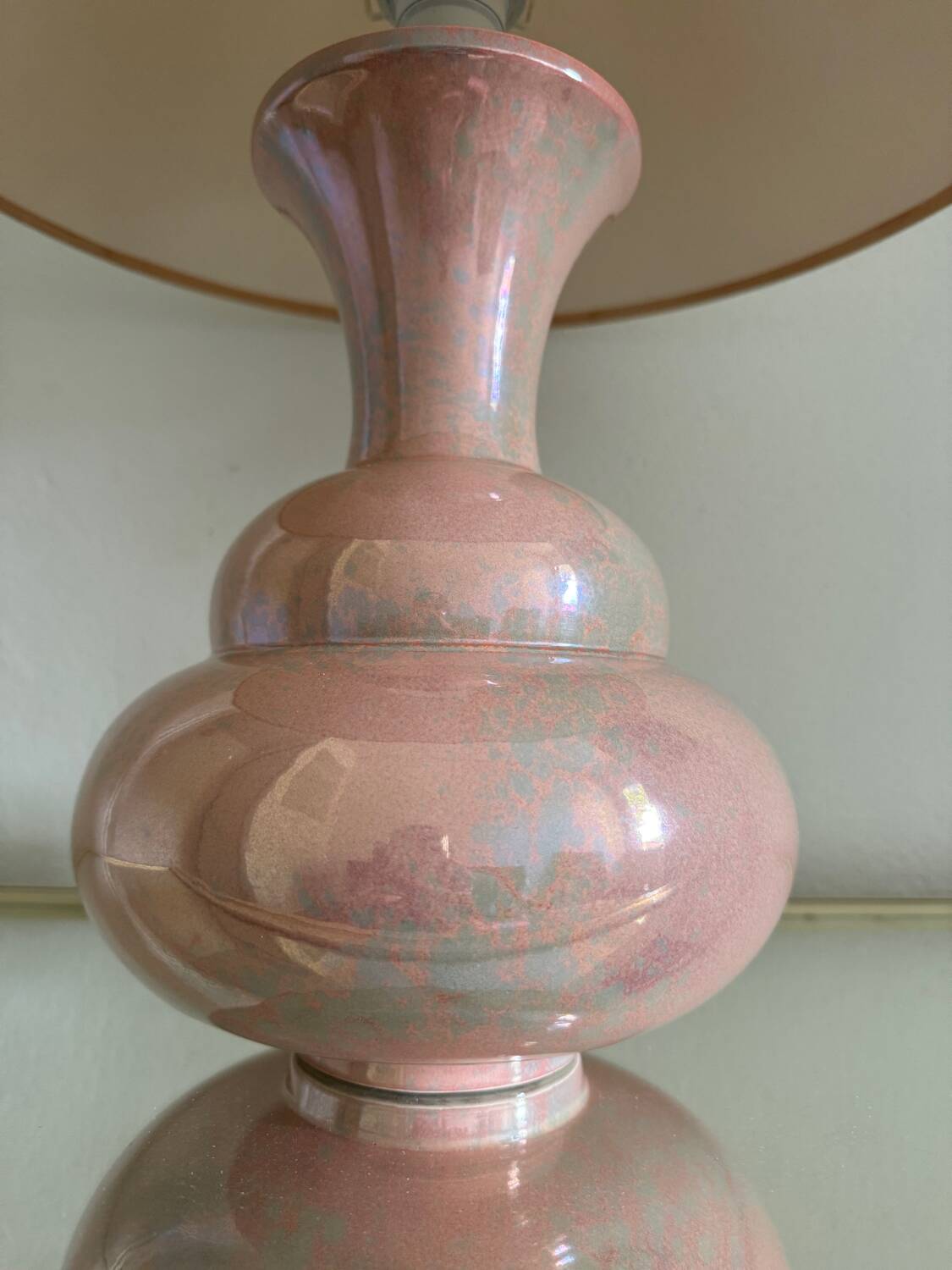 Charolles earthenware lamp from the 80s