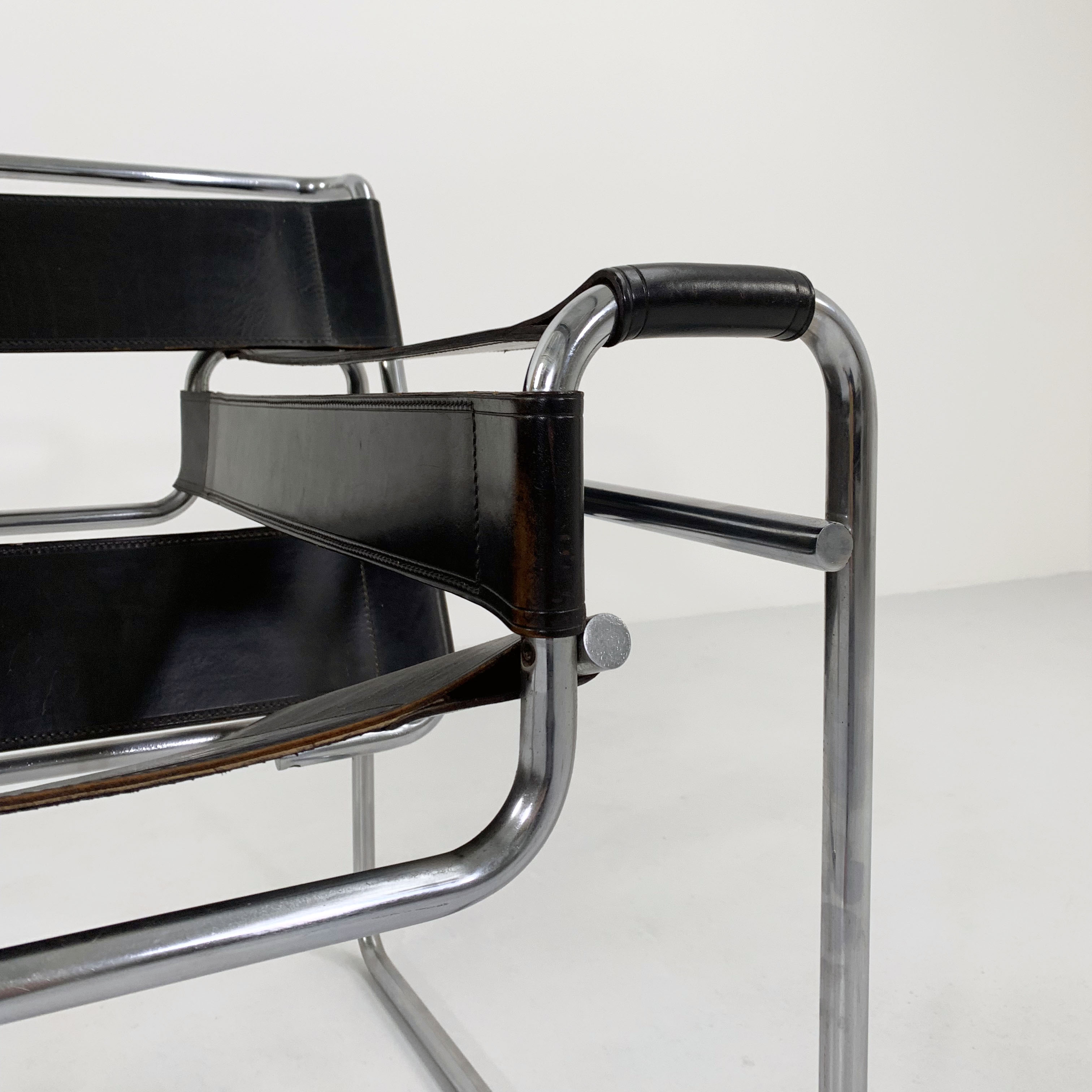 Armchair B3 Wassily by Marcel Breuer gavina edition, 1970
