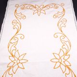 Doily or table path or center of table embroidered around 1970