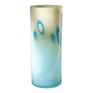 Vase tubulaire en verre