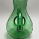 Large green glass cooling jug