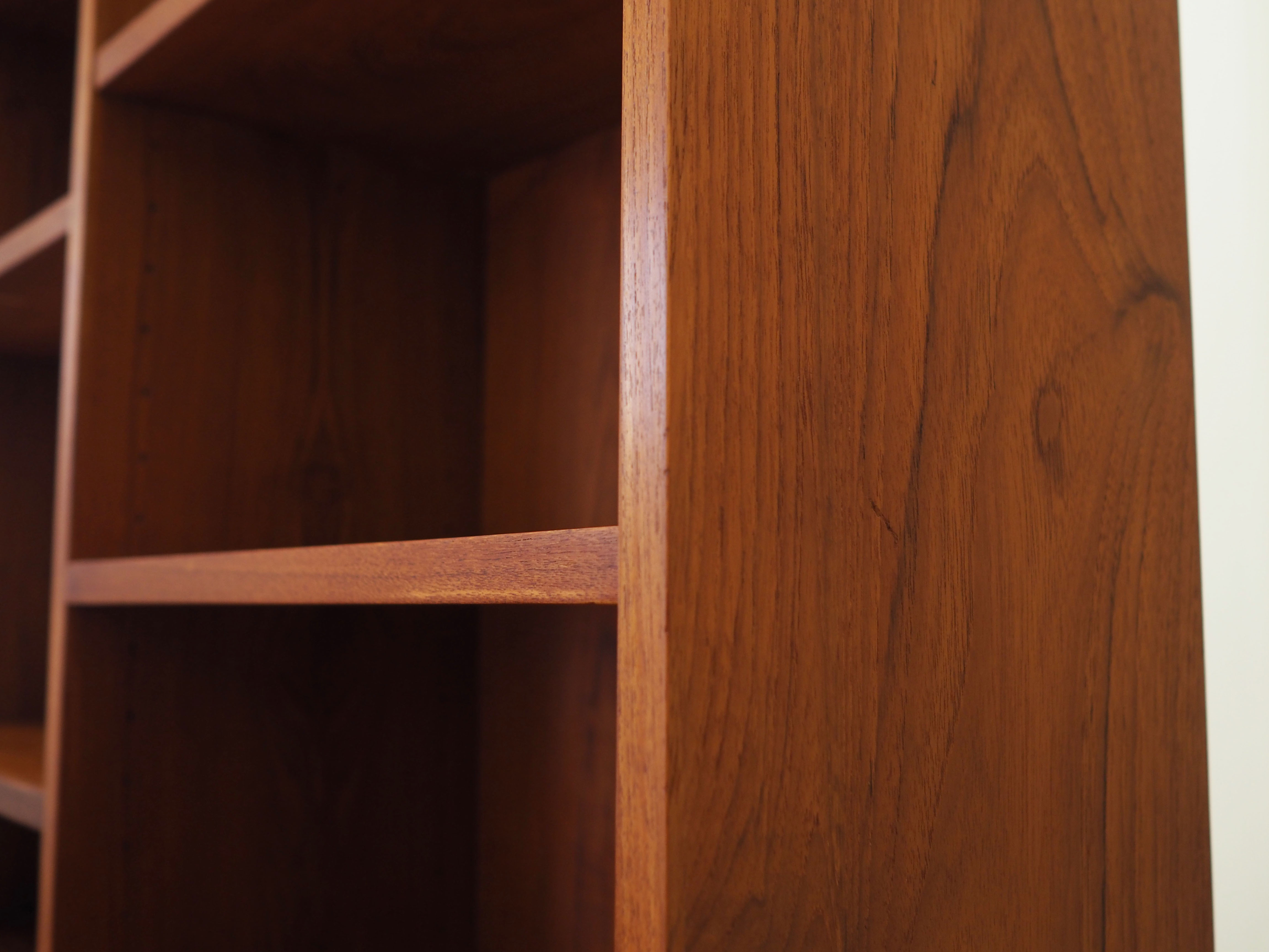 Teak bookcase, Danish design, 1970s, production: Denmark