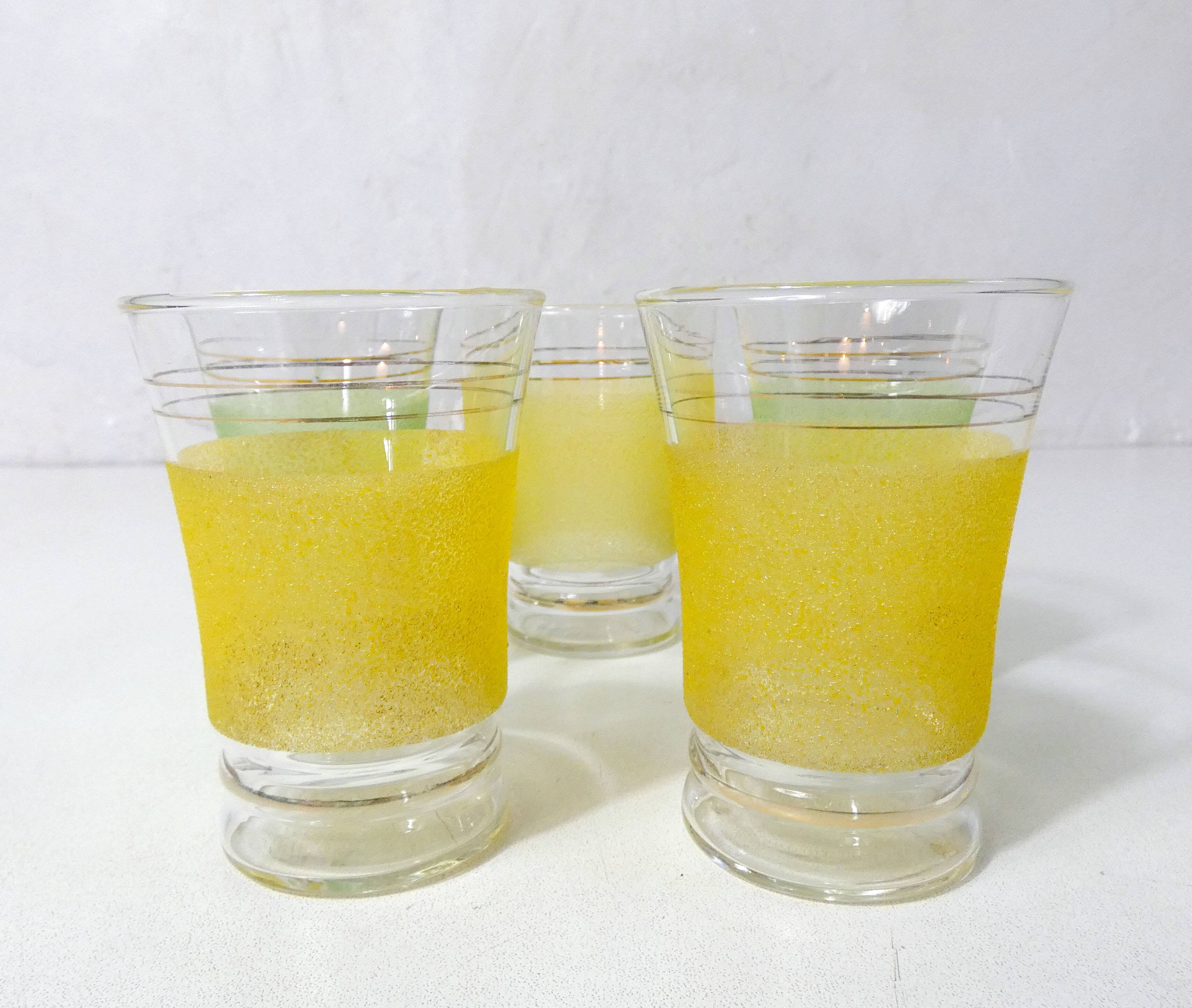 5 granita glasses