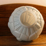 Art Deco vase in blue opaline
