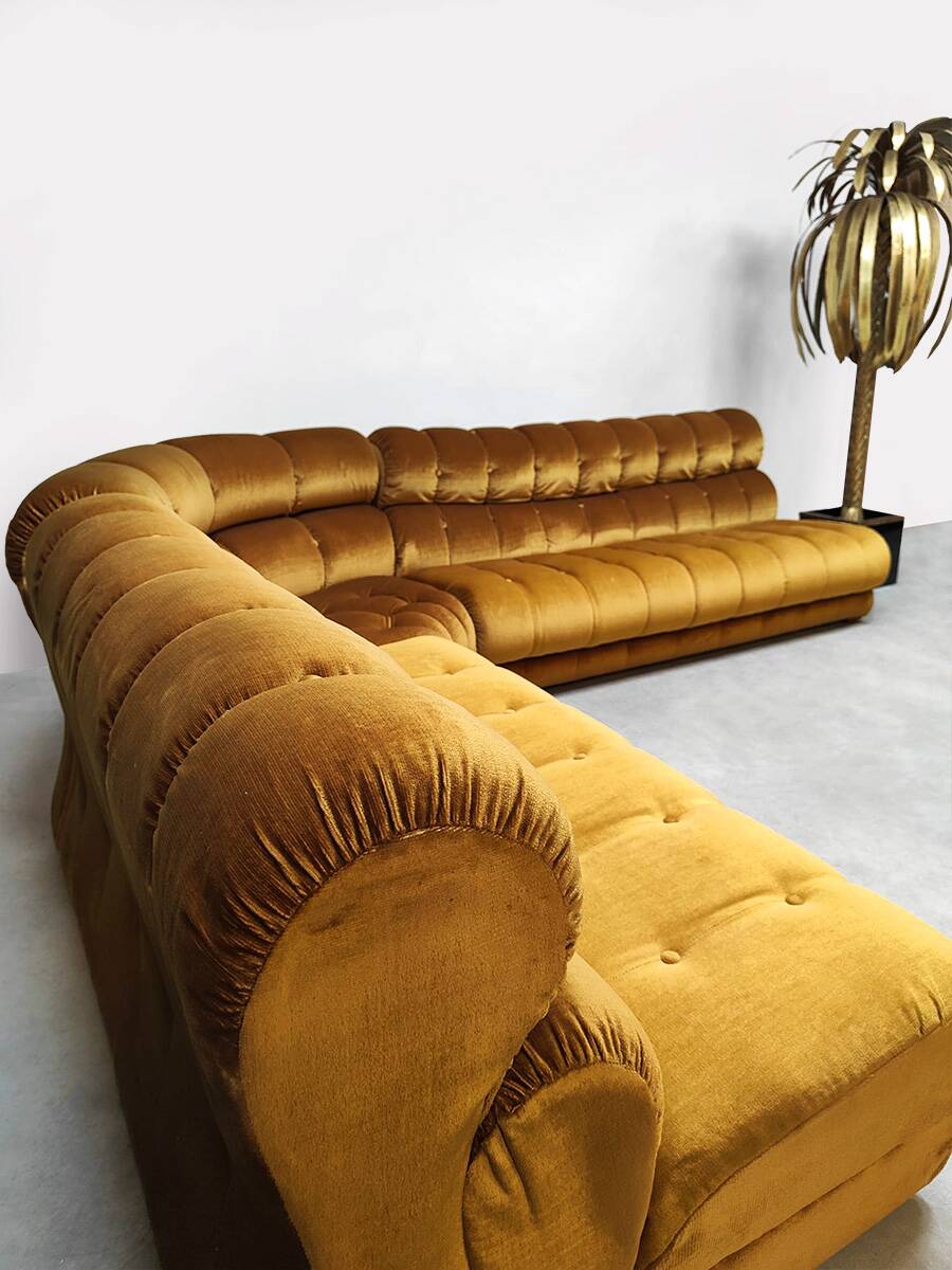 Midcentury modular sofa vintage 'Golden hour'