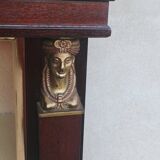 Empire style display cabinet in mahogany veneer