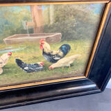 Antique oil painting, 1900