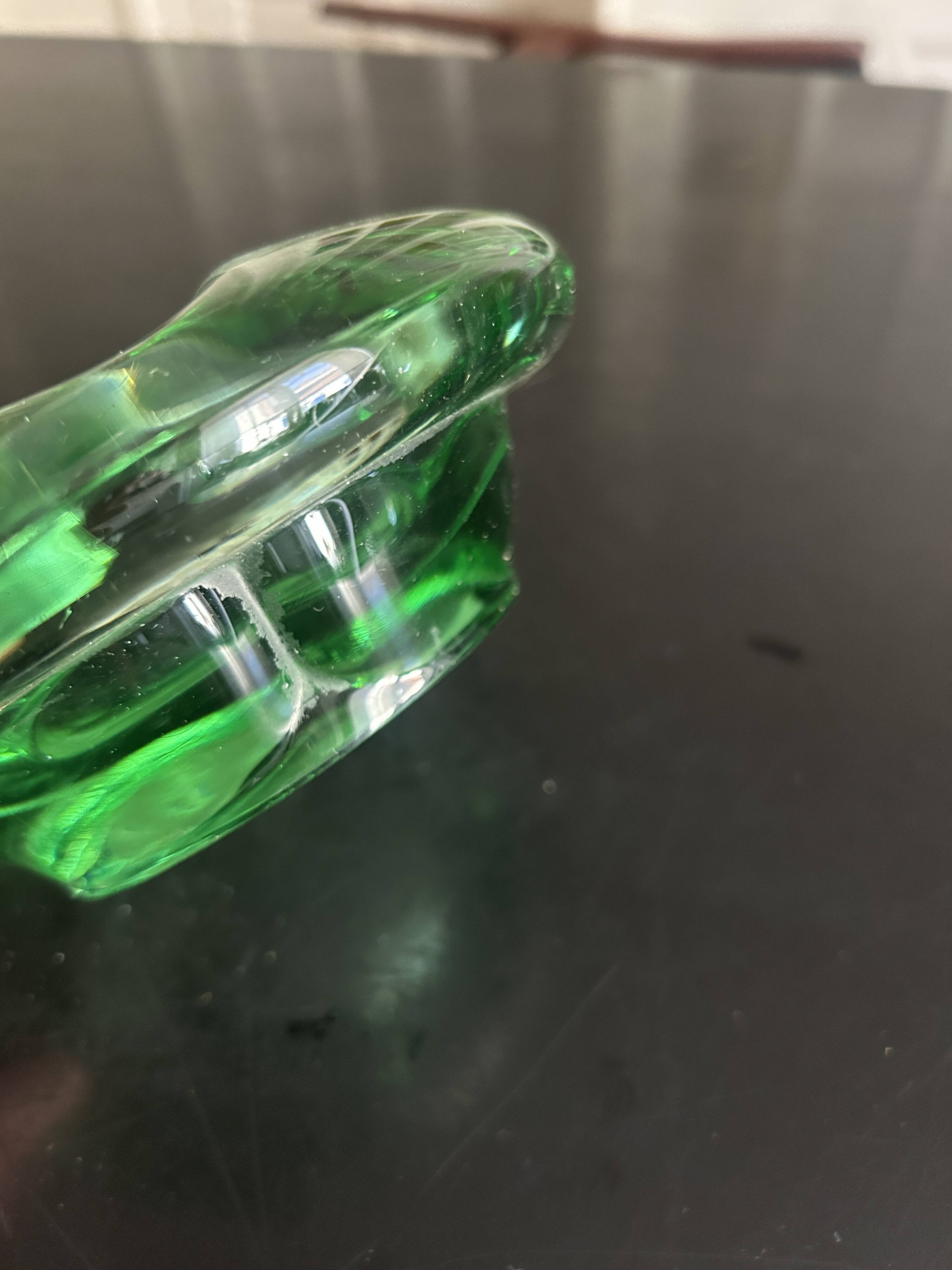 Daum crystal pocket tray