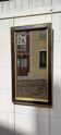 Black and gold art deco style mirror