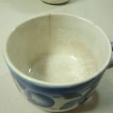 Set of 4 small old cups by St Amand.