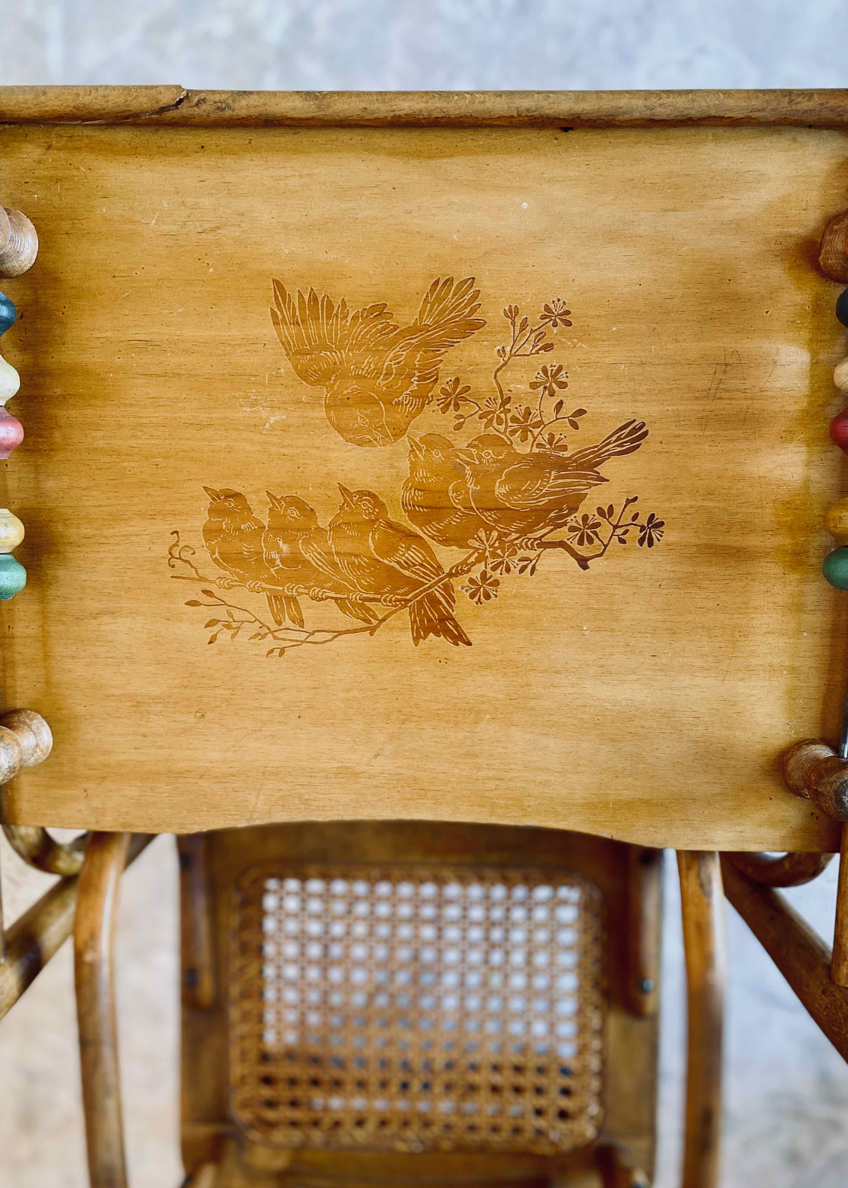 Vintage children's high chair