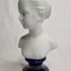 Bust in porcelain biscuit, Louise Brongniart child after Houdon, 20 cm